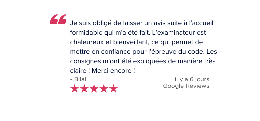 5 étoiles de Bilal