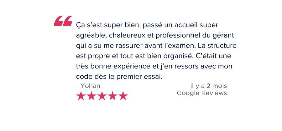 5 étoiles de Yohan