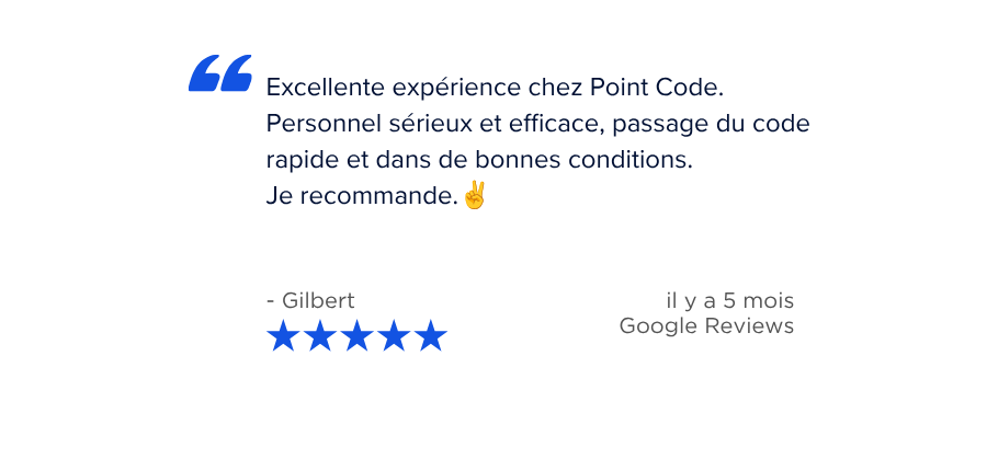 5 étoiles de Gilbert